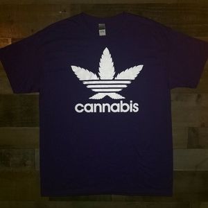 NEW🔥Adidas Cannabis Logo Tee